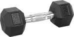 Kuuekandilised hantlid inSPORTline Hexsteel 6 kg