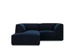 Velvet Modular Left Corner Sofa, "Siena", 3 Seats, 186x180x69 Made in Europe