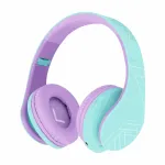 PowerLocus Bluetooth Headphones P2 Kids Teal/Purpl