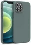 "Soft Silicone Case iPhone 12 Mini" Pine Needle Green