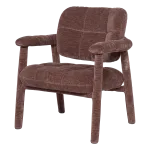 Tugitool Loom, 81 x 72 x 73 cm, kangas, roosa