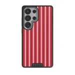 Strawberry Jam - Samsung Galaxy S25 Ultra Case, Elite Dark (Magnetic) / Silver