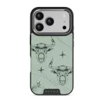 Taurus - iPhone 17 Pro Case, Elite Dark (MagSafe) / Silver / Turquoise