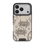 Cancer - iPhone 17 Pro Case, Elite Dark (MagSafe) / Silver / Nude