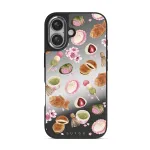 Caf&eacute; Haru - iPhone 16 Case, Elite Mirror Dark (MagSafe) / Silver
