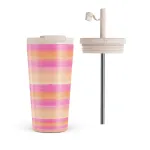 Sun Lover - Travel Mug, 500 ml / Flap & Straw Set
