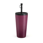 Dark Cherry - Travel Mug, 500 ml / Straw