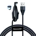 Kaabel USB2.0 A pistik - IP Lightning pistik 1,2m koos hoidikuga Must