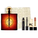 YVES SAINT LAURENT Opium EDP Spray 90ml + Mini ripsmetu&scaron;&scaron; Lash Clash 2ml + Mini Rouge Pur Couture huulepulk Nude Muse 3.8g