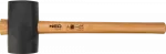 &bdquo;Neo&ldquo; kummist haamer puidust k&auml;epidemega, 1,2 kg, 380 mm (25-054)