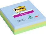 M&auml;rkmepaber 3M Post-it&reg; Super Sticky Oasis 101mmx101mm 3tk/pk 70L