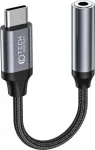 Adapter USB Tech-Protect USB-C - Jack 3.5mm Srebrny  (THP1794)