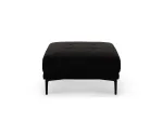 Velvet Pouf, "Lazio", 1 Seat, 85x85x46 Made in Europe