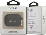 Silicone Vintage Script Cover for Apple AirPods Pro Black