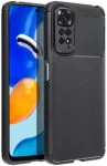 "Carbon Premium Case Xiaomi Redmi 12C" Black