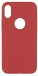 "Slim Synthetic Leather Back Case iPhone X/XS" Red