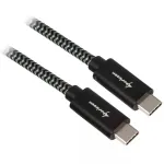 Cable USB 3.1 C-C black/grey 1.0m