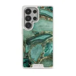 Ubud Jungle - Turquoise Samsung Galaxy S25 Ultra Case, Elite Light (Magnetic) / Silver