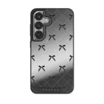 Coquette - Samsung Galaxy S25 Case, Elite Mirror Dark (Magnetic) / Silver