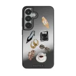 Boss Babe - Samsung Galaxy S25 Plus Case, Elite Mirror Dark (Magnetic) / Silver