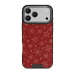 Dear Santa - Snowflake iPhone 17 Pro Max Case, Elite Dark (MagSafe) / Silver