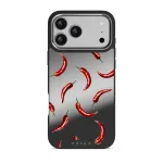 Hot Chilli - iPhone 17 Pro Max Case, Elite Mirror Dark (MagSafe) / Silver