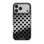 Spoiled - iPhone 17 Pro Max Case, Elite Mirror Dark (MagSafe) / Silver