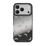 Moonstone - iPhone 17 Pro Case, Elite Mirror Dark (MagSafe) / Silver