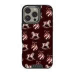 Rocking Around - iPhone 16 Pro Case, Elite Dark (MagSafe) / Silver