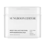 Sungboon Editor - Deep Collagen Retinol Power Boosting Pad, 190ml / 100pads