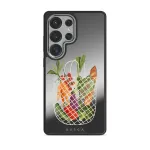 Farmers Market - Samsung Galaxy S25 Ultra Case, Elite Mirror Dark (Magnetic) / Silver