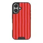 Pomegranate - iPhone 16 Plus Case, Elite Dark (MagSafe) / Silver