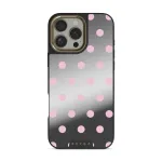 Berry Bliss - iPhone 16 Pro Max Case, Elite Mirror Dark (MagSafe) / Gold
