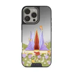 Sunrise - iPhone 16 Pro Max Case, Elite Mirror Dark (MagSafe) / Silver