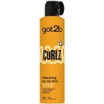 got2b Curlz Spray &ndash; v&auml;rskendav kuiv &otilde;lipihusti, 200 ml