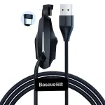 Kaabel USB2.0 A pistik - USB C pistik 1,2m koos hoidikuga Must