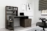 &Otilde;ppelaud, Hanah Home, p&auml;hkel Antratsiit, 146,3 x 73,8 x 60, cm