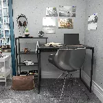 &Otilde;ppelaud, Hanah Home, must, 133 x 76,8 x 60, cm