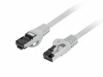Patchcord cat.8.1 S/FTP CU 5m fluke passed grey