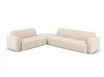 Boucle nurgadiivan - vasak, Molino, 6 kohta, 315x250x72, beež