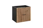 Vannitoa valamu kapp Xilo Black Wotan 82-80-D-2S