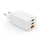 HAMA kiirlaadija, 2x USB-C PD, 1x USB-A QC 65