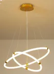 Domoletti KAVVA riputatav LED-valgusti, 45 W, 4700 lm, 3000 K, 60 &times; 40 cm, kuldne