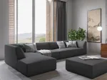 Modular Left Corner Sofa, "Siena", 5 Seats, 366x180x69 Made in Europe
