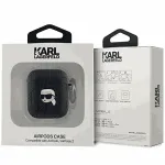 Monogram Karl Head AirPods 1/2 cover black