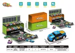 Container with Cars + Route