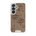 Capricorn - Samsung Galaxy S25 Case, Elite Light (Magnetic) / Silver / Beige