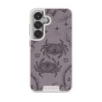 Cancer - Samsung Galaxy S25 Plus Case, Elite Light (Magnetic) / Silver / Purple