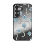 Nerida - Samsung Galaxy S25 Case, Elite Mirror Dark (Magnetic) / Silver