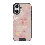 Golden Coral - Pink iPhone 17 Case, Elite Dark (MagSafe) / Silver